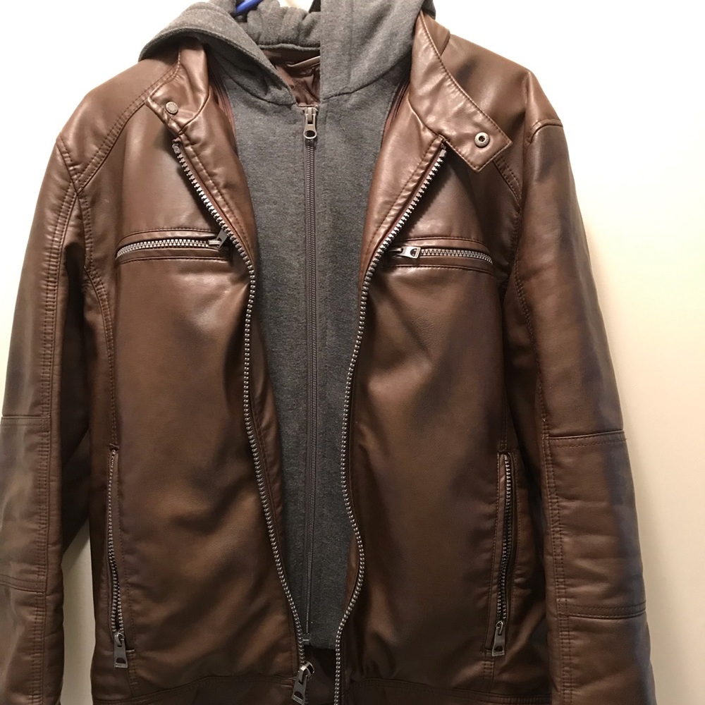 Men’s Brown Genuine Leather jacket